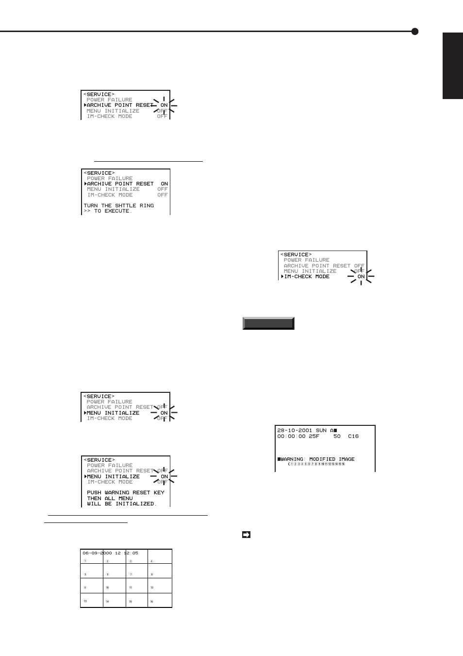 Operations english, Initializing menus, Im-check mode setting | MITSUBISHI ELECTRIC DX-TL1600EM User Manual | Page 29 / 86