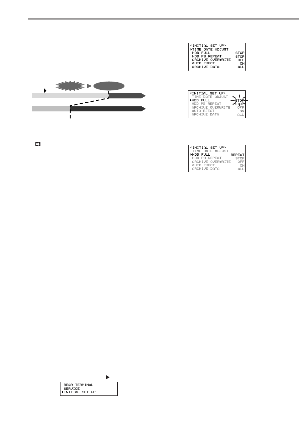 Various recordings, Basic recording, Pre-alarm recording | Repeat recording | MITSUBISHI ELECTRIC DX-TL1600EM User Manual | Page 54 / 86