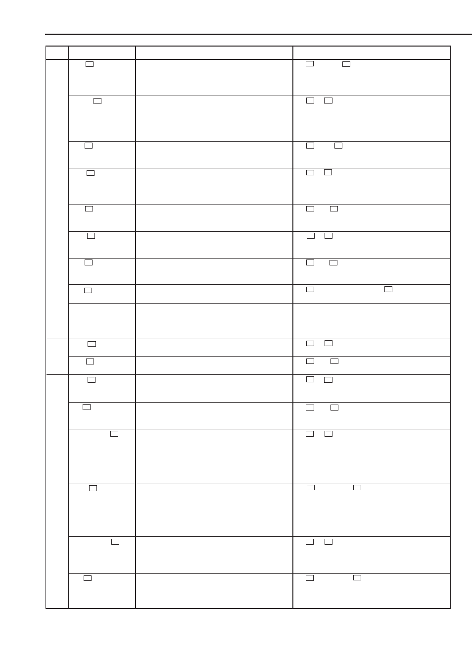 Recording set up, Rear terminal, Command codes (continued) | MITSUBISHI ELECTRIC DX-TL1600EM User Manual | Page 72 / 86