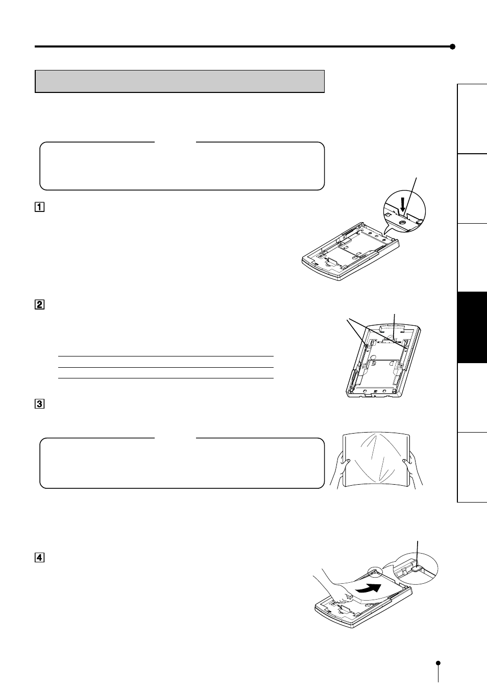 Before operation, Installation of print paper | MITSUBISHI ELECTRIC CP3020DE User Manual | Page 13 / 23