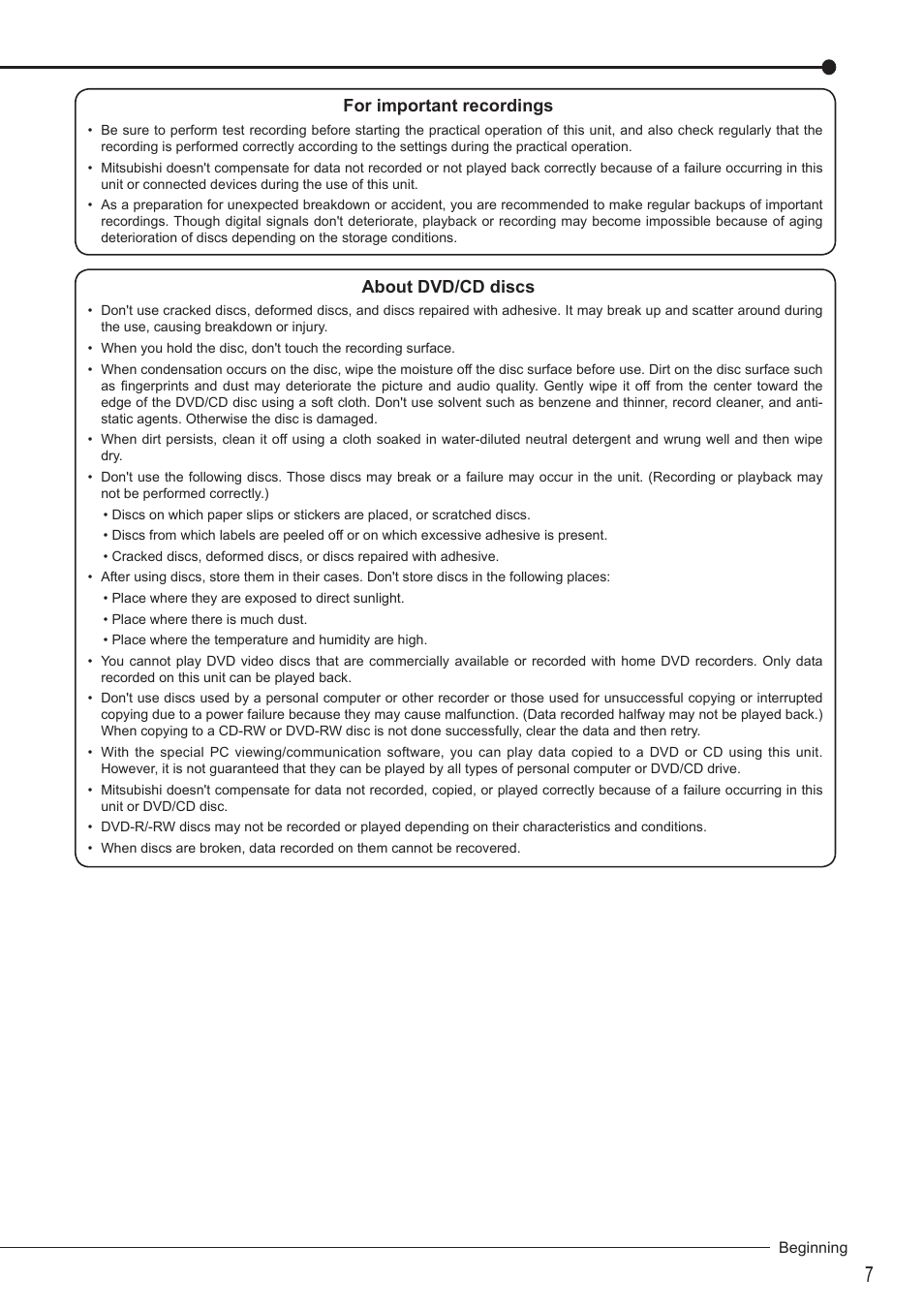 MITSUBISHI ELECTRIC MITSUBISHI ELECTRIC DX-TL5716U User Manual | Page 11 / 24