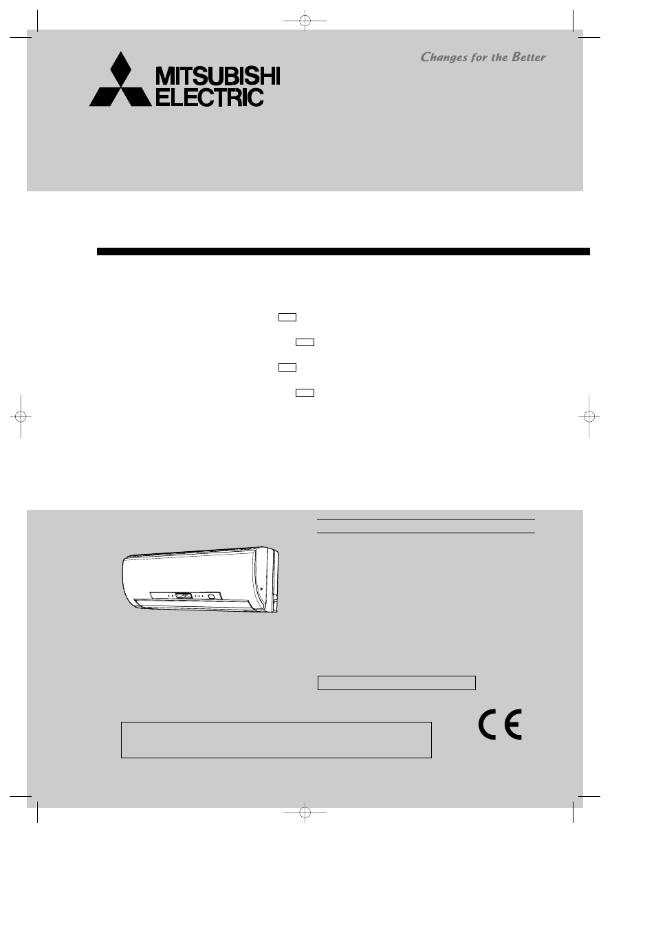 MITSUBISHI ELECTRIC MSZ-FD25VAS User Manual | 40 pages