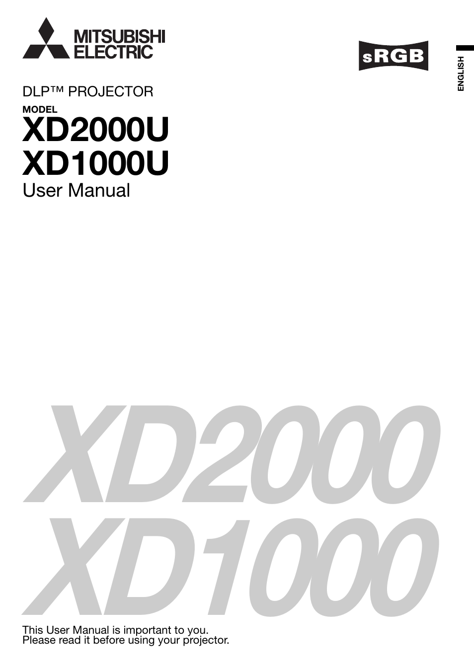 MITSUBISHI ELECTRIC XD2000 User Manual | 41 pages