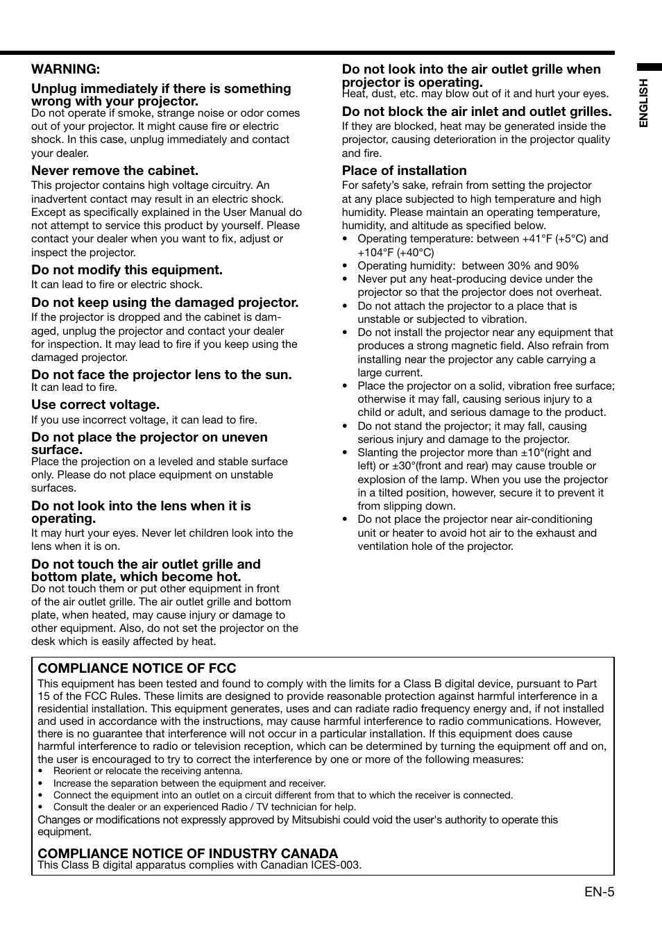 MITSUBISHI ELECTRIC XD2000 User Manual | Page 5 / 41