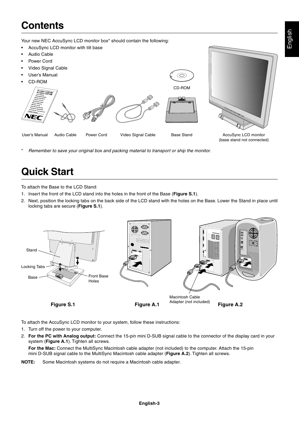 MITSUBISHI ELECTRIC AccuSync LCD71VM User Manual | Page 4 / 16