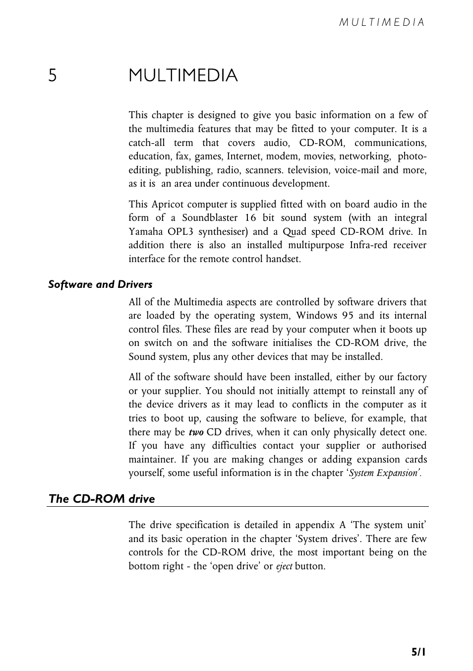 5multimedia | MITSUBISHI ELECTRIC MS540 User Manual | Page 38 / 77