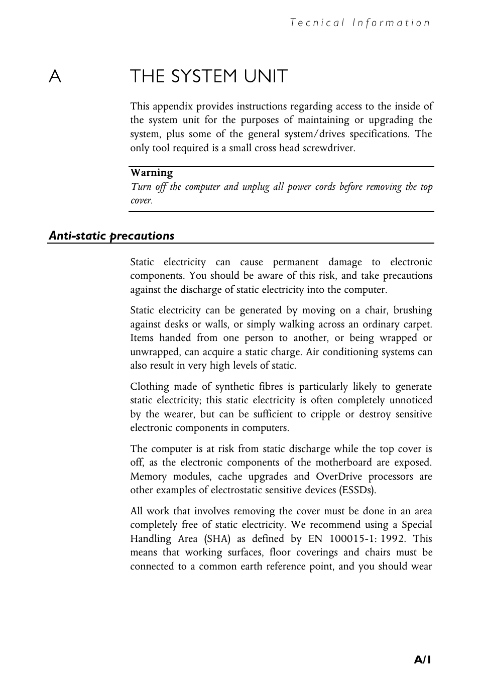 Athe system unit | MITSUBISHI ELECTRIC MS540 User Manual | Page 52 / 77