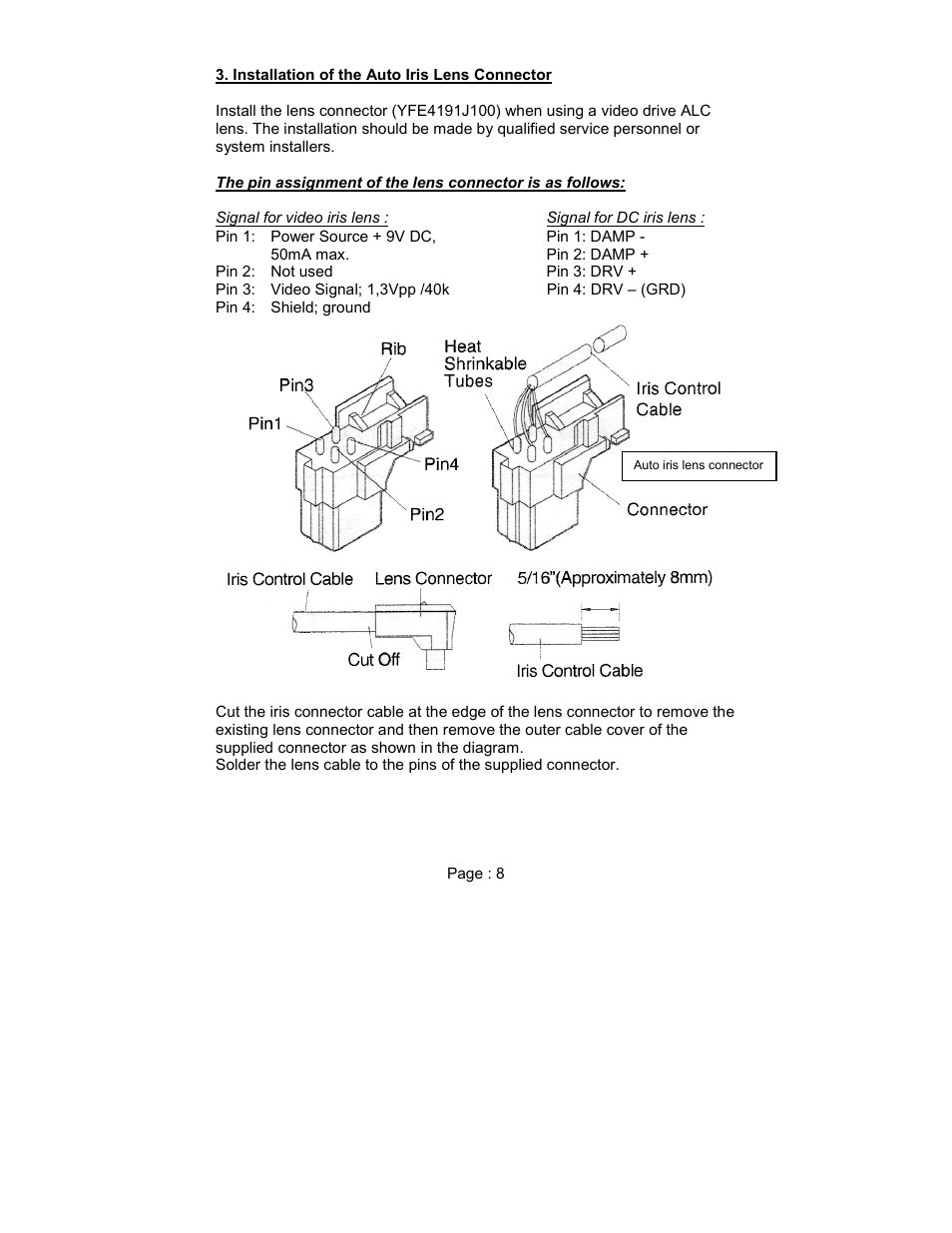 MITSUBISHI ELECTRIC BDC4803H User Manual | Page 8 / 12