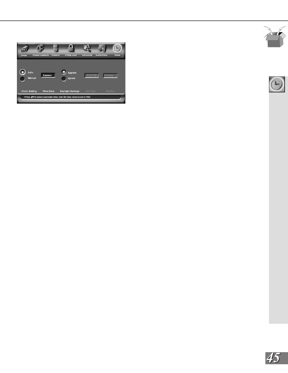 MITSUBISHI ELECTRIC WS-65908 User Manual | Page 45 / 68