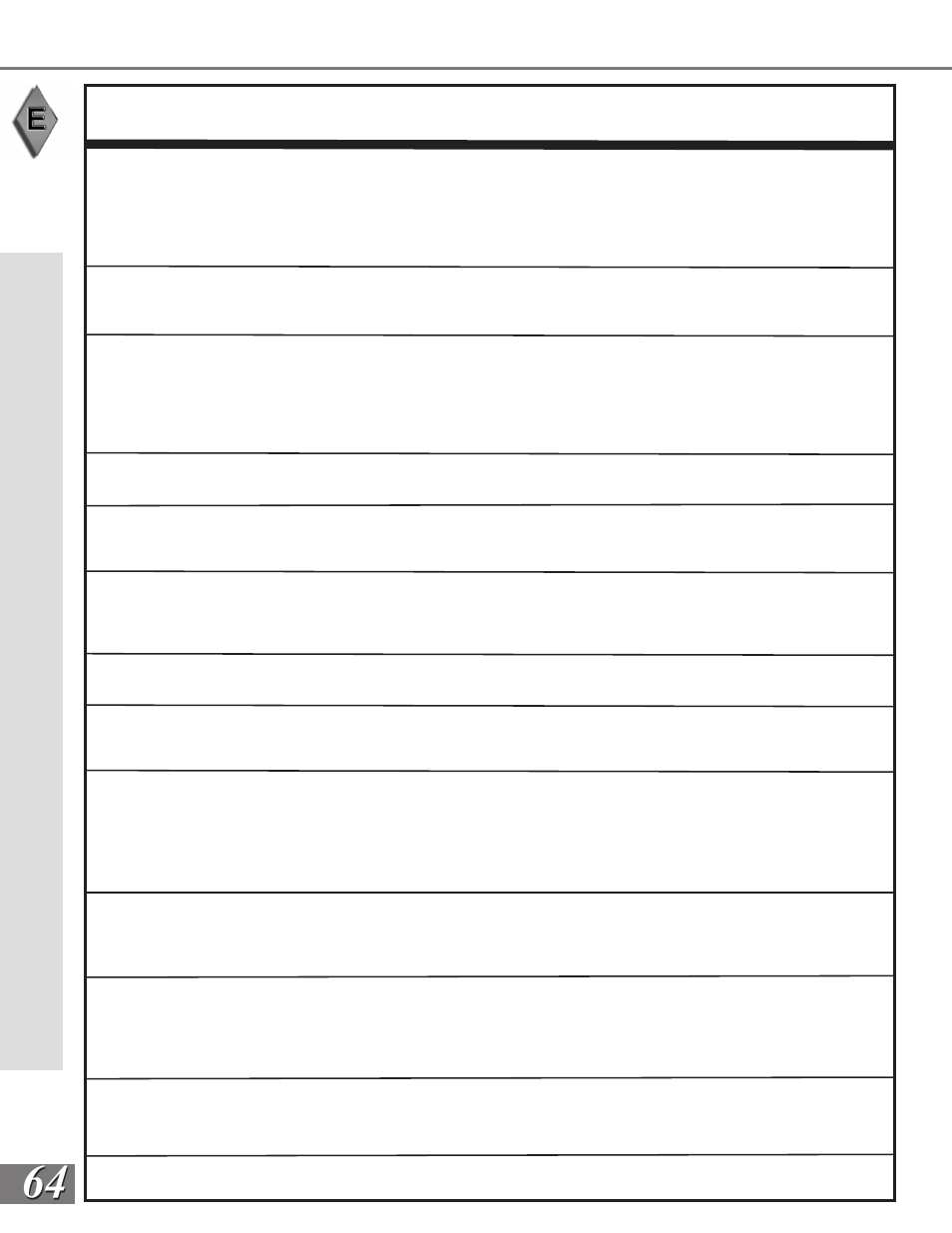 MITSUBISHI ELECTRIC WS-65908 User Manual | Page 64 / 68