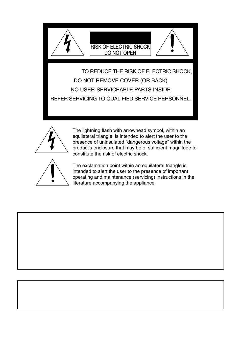 Caution, Warning | MITSUBISHI ELECTRIC CP900DW User Manual | Page 3 / 25