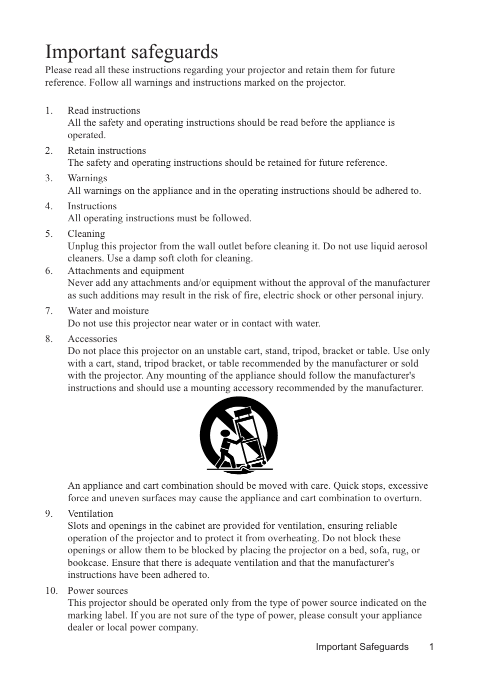 Important safeguards | MITSUBISHI ELECTRIC SE2U User Manual | Page 5 / 46