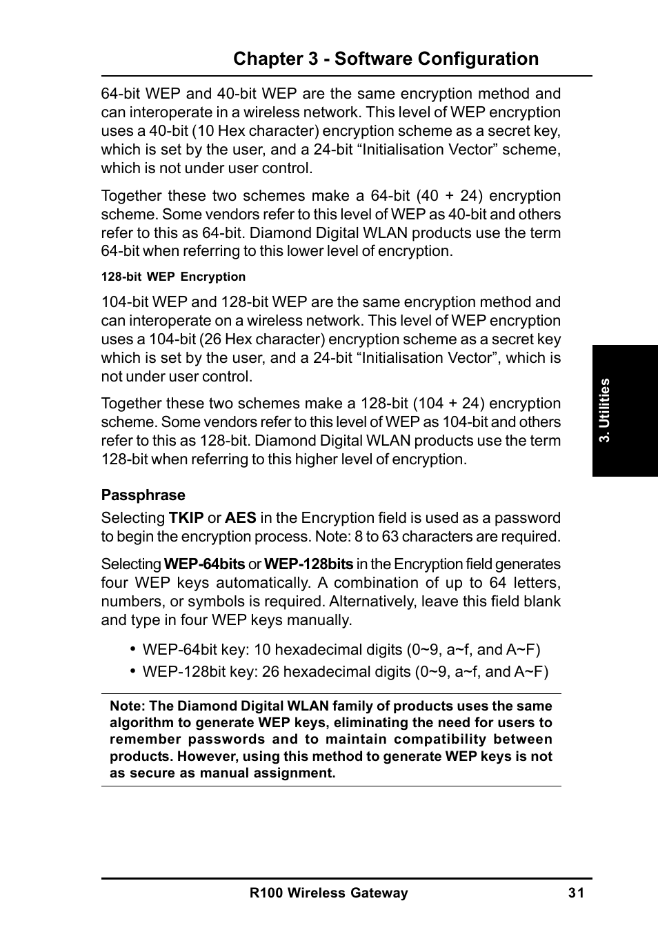 Chapter 3 - software configuration | MITSUBISHI ELECTRIC R100 User Manual | Page 31 / 102