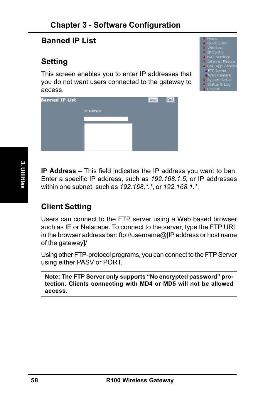 MITSUBISHI ELECTRIC R100 User Manual | Page 58 / 102