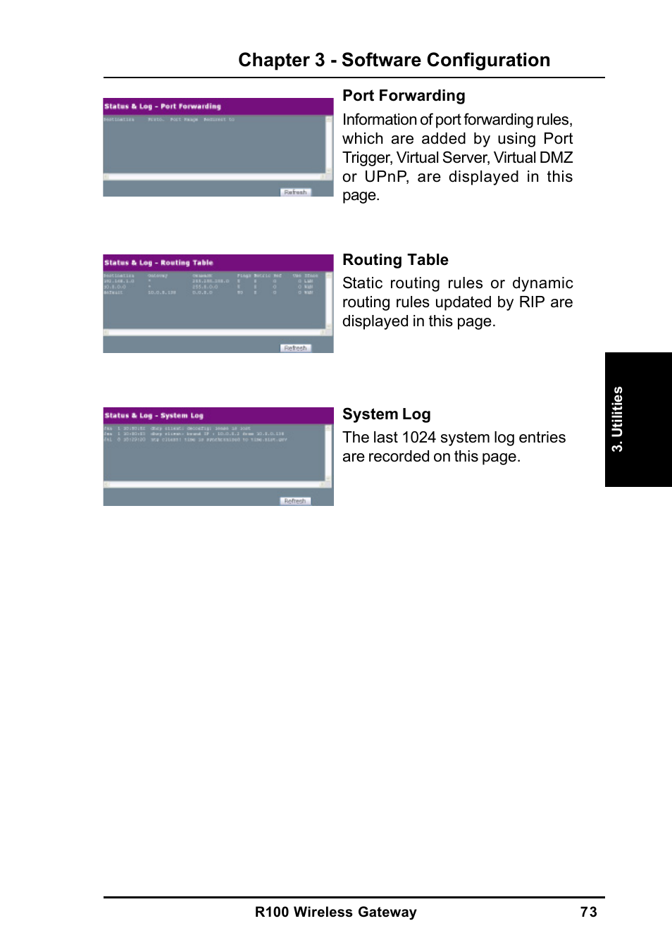 Chapter 3 - software configuration | MITSUBISHI ELECTRIC R100 User Manual | Page 73 / 102