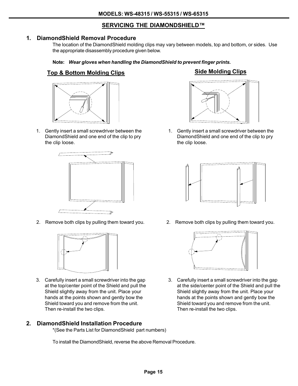 MITSUBISHI ELECTRIC WS-48315 User Manual | Page 15 / 68