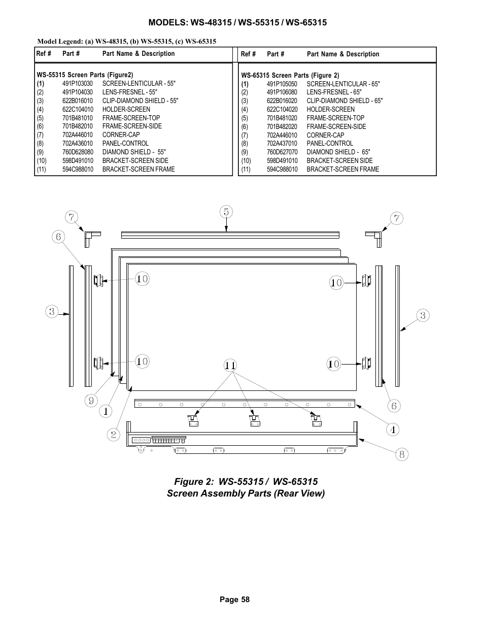 MITSUBISHI ELECTRIC WS-48315 User Manual | Page 58 / 68