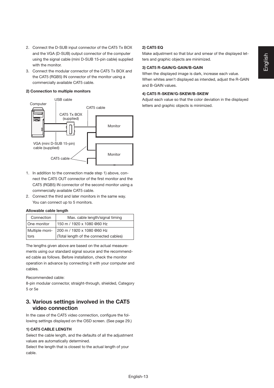 English | MITSUBISHI ELECTRIC MDT521S User Manual | Page 14 / 44