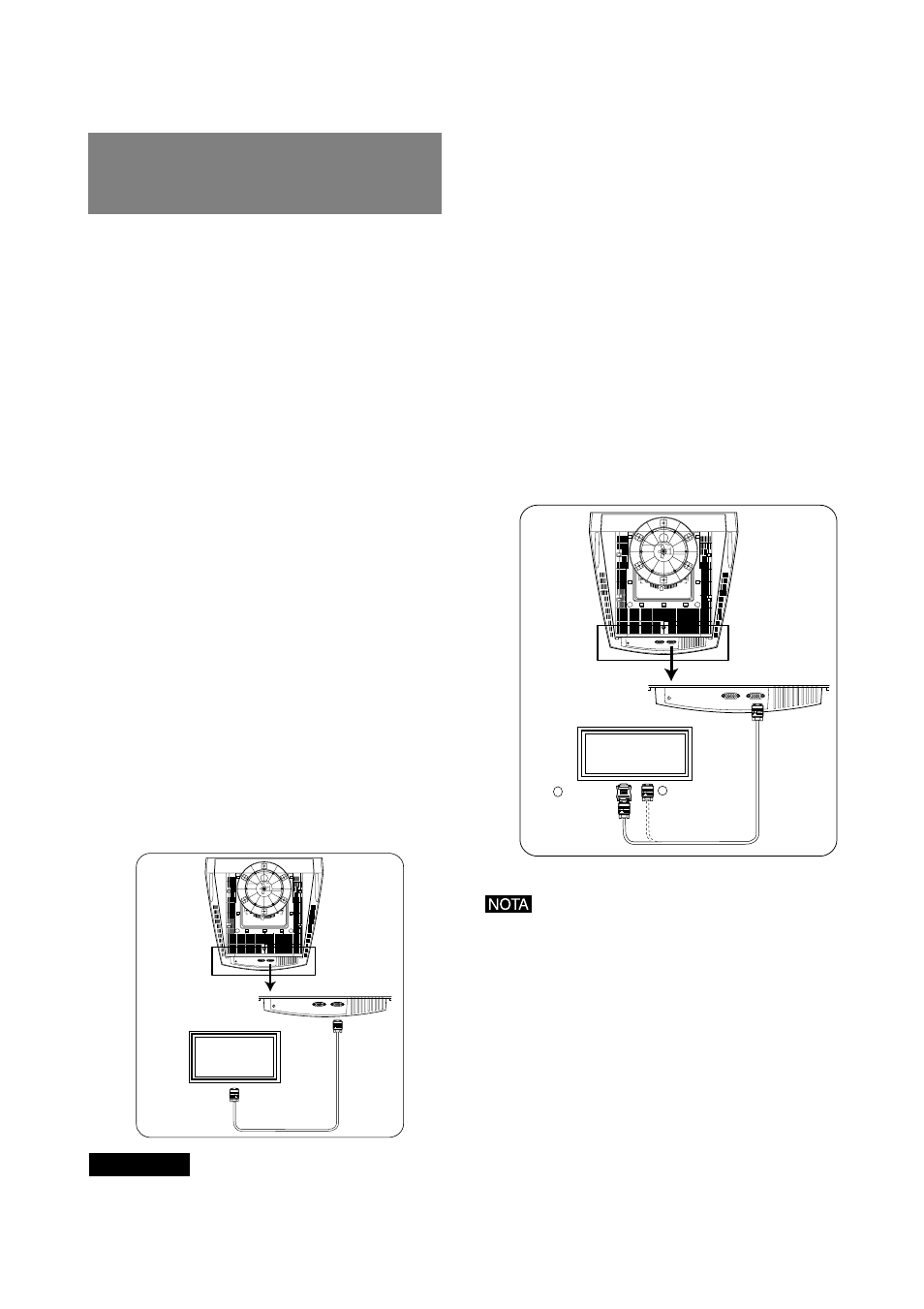 Installazione e collegamento | MITSUBISHI ELECTRIC 2060u User Manual | Page 57 / 84