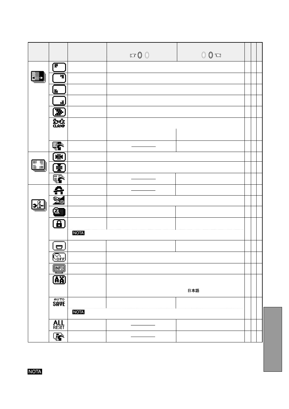 Espa ñ ol | MITSUBISHI ELECTRIC 2060u User Manual | Page 78 / 84