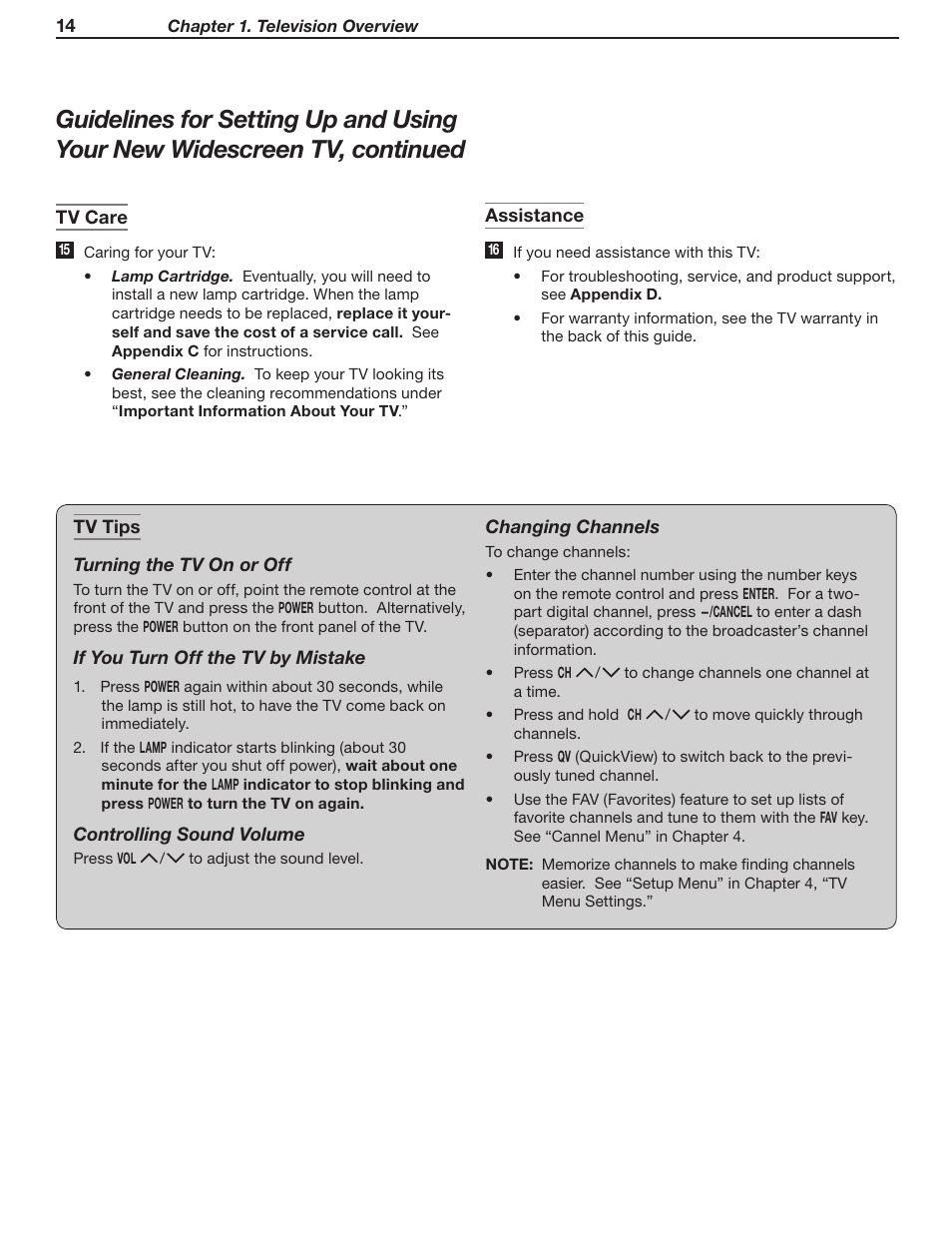 MITSUBISHI ELECTRIC WD-62530 User Manual | Page 14 / 88