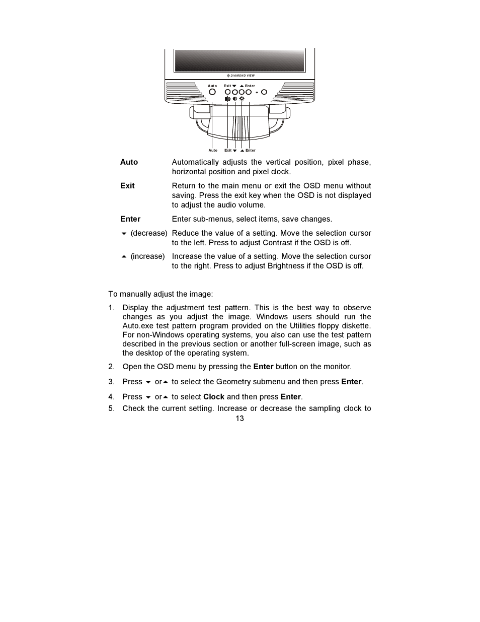 MITSUBISHI ELECTRIC DV158 User Manual | Page 17 / 25