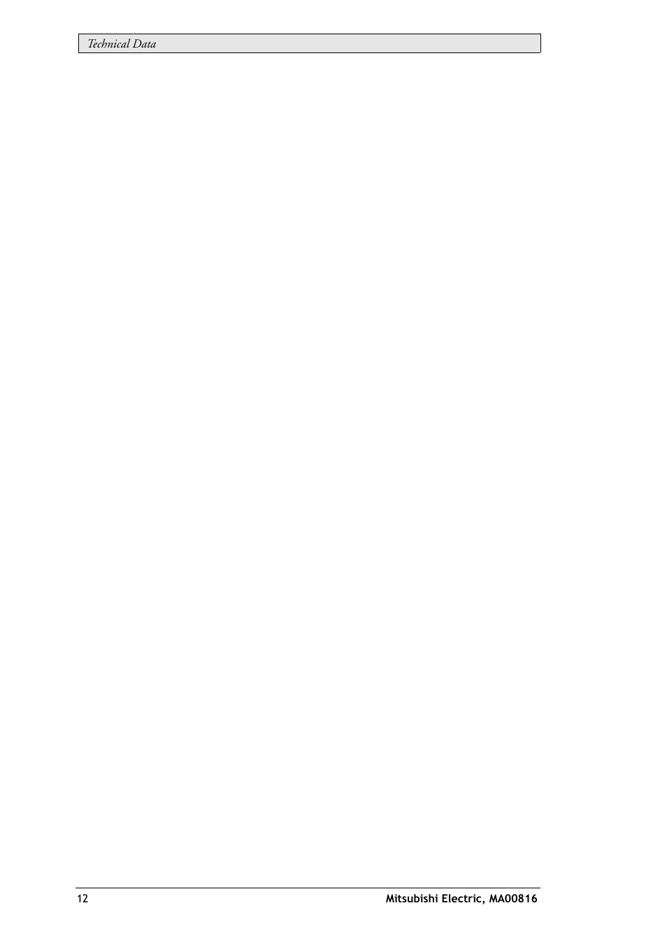 MITSUBISHI ELECTRIC E1032 User Manual | Page 12 / 20