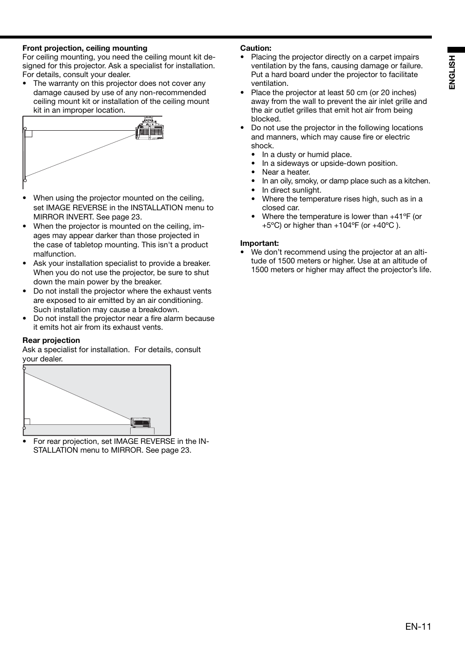 En-11 | MITSUBISHI ELECTRIC XD2000U User Manual | Page 11 / 41