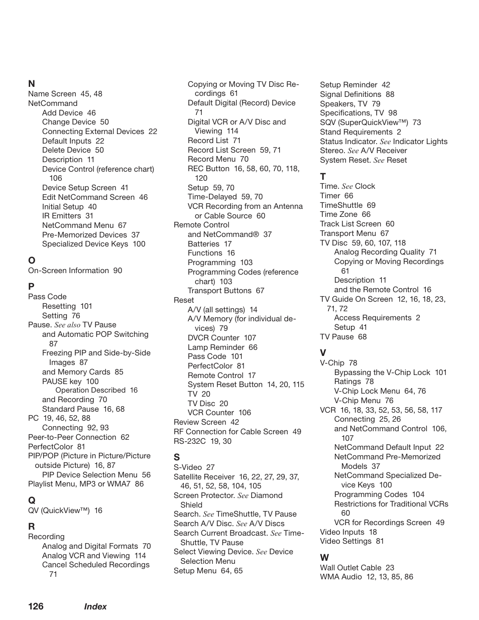 MITSUBISHI ELECTRIC TM WD-62827 User Manual | Page 127 / 129