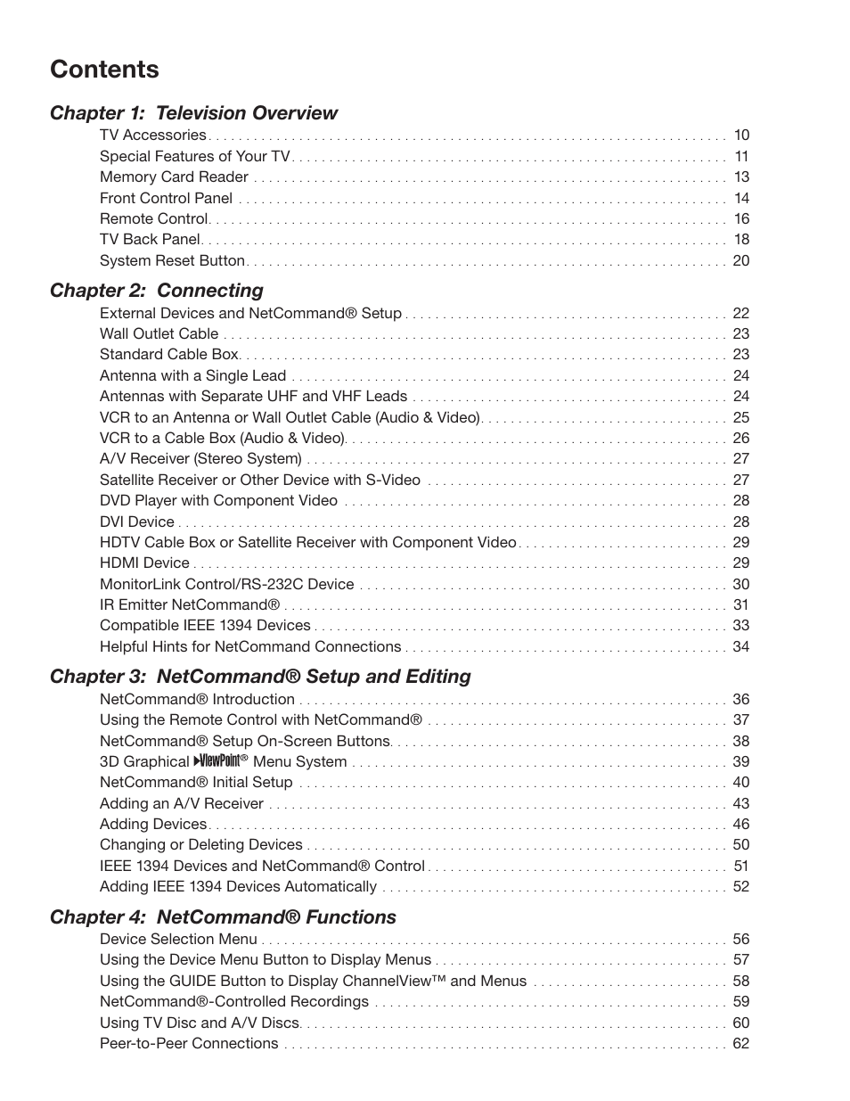 MITSUBISHI ELECTRIC TM WD-62827 User Manual | Page 6 / 129