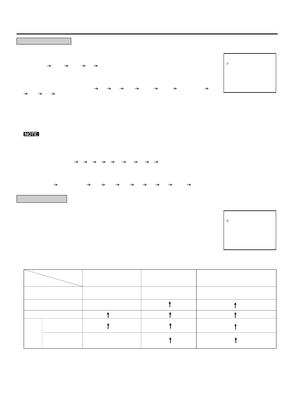 Setting the menus | MITSUBISHI ELECTRIC HS-S8300E(BRS) User Manual | Page 10 / 42