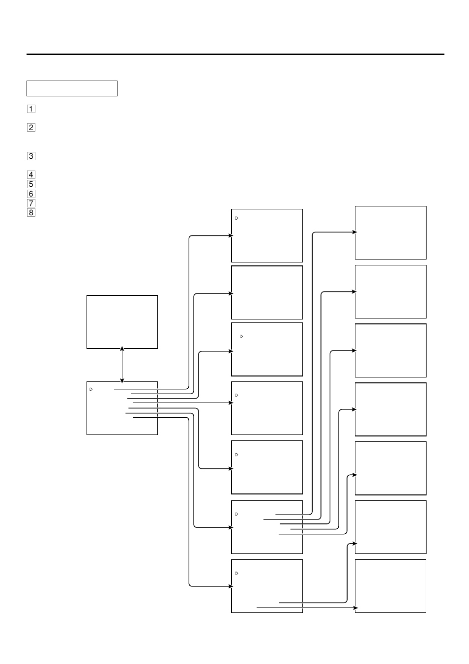 Setting the menus, Operation, Present time display | MITSUBISHI ELECTRIC HS-S8300E(BRS) User Manual | Page 8 / 42