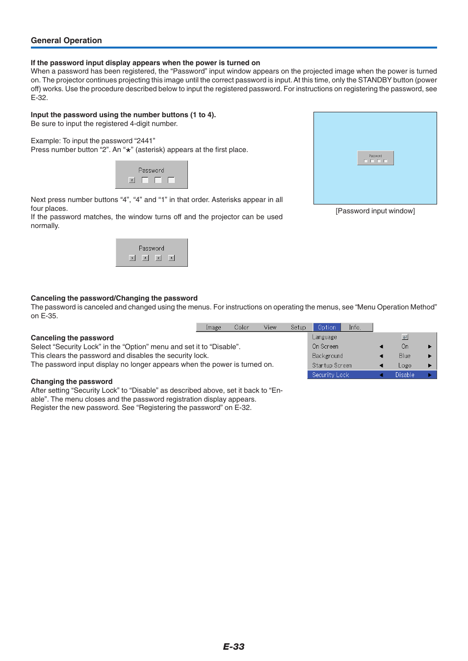 MITSUBISHI ELECTRIC XD60U User Manual | Page 34 / 65