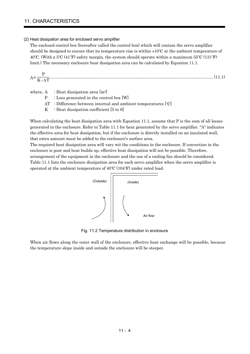 Characteristics | MITSUBISHI ELECTRIC Merservo MR-J2S- B User Manual | Page 155 / 236