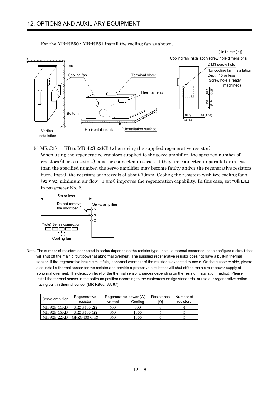 Options and auxiliary equipment | MITSUBISHI ELECTRIC Merservo MR-J2S- B User Manual | Page 165 / 236