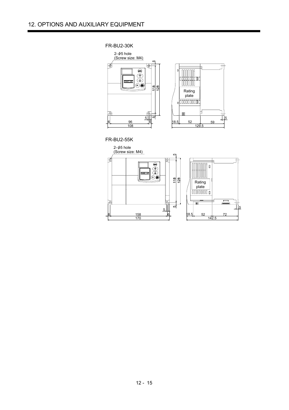 Options and auxiliary equipment | MITSUBISHI ELECTRIC Merservo MR-J2S- B User Manual | Page 174 / 236