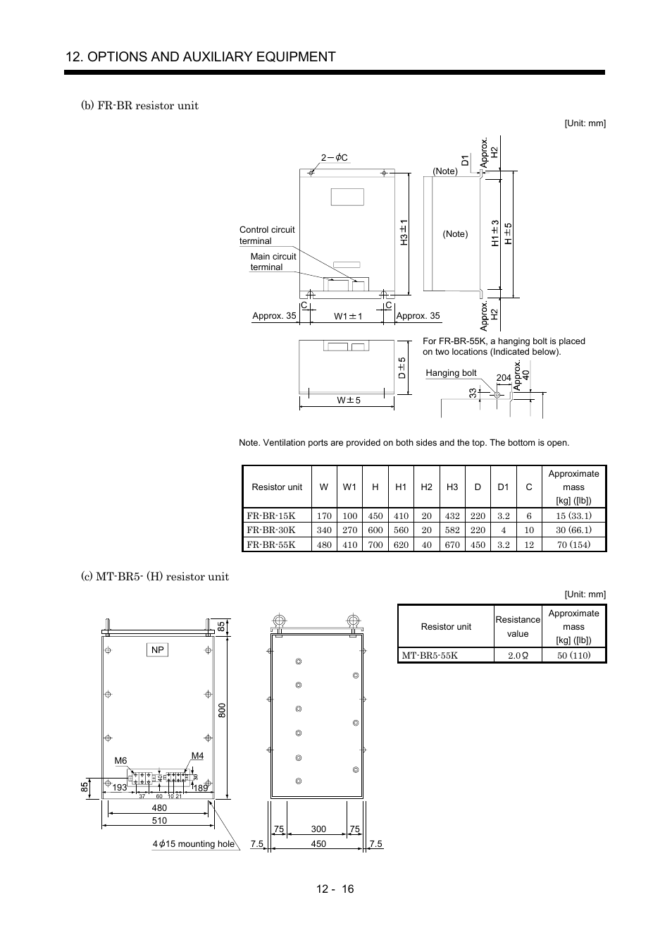 Options and auxiliary equipment | MITSUBISHI ELECTRIC Merservo MR-J2S- B User Manual | Page 175 / 236