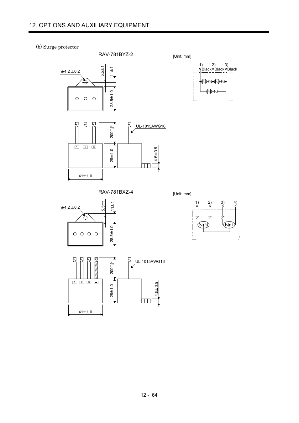 Options and auxiliary equipment | MITSUBISHI ELECTRIC Merservo MR-J2S- B User Manual | Page 223 / 236