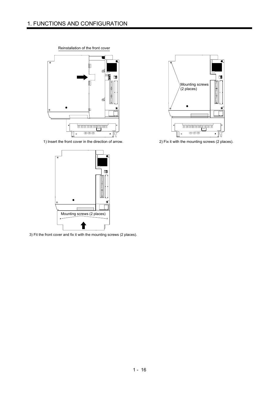 Functions and configuration | MITSUBISHI ELECTRIC Merservo MR-J2S- B User Manual | Page 33 / 236