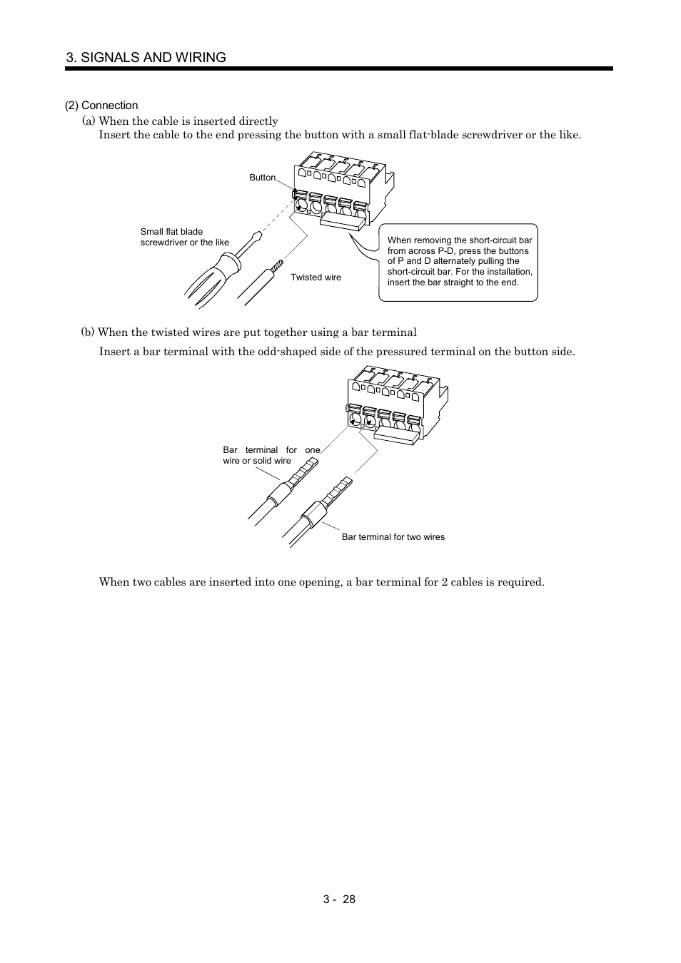 Signals and wiring | MITSUBISHI ELECTRIC Merservo MR-J2S- B User Manual | Page 71 / 236