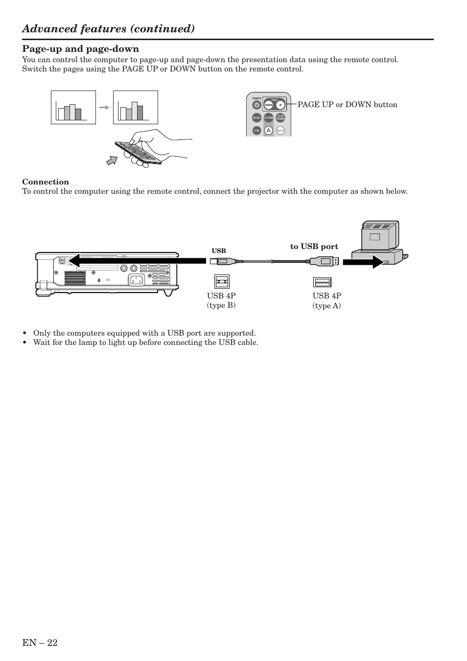 Advanced features (continued) | MITSUBISHI ELECTRIC Sl4U User Manual | Page 22 / 34