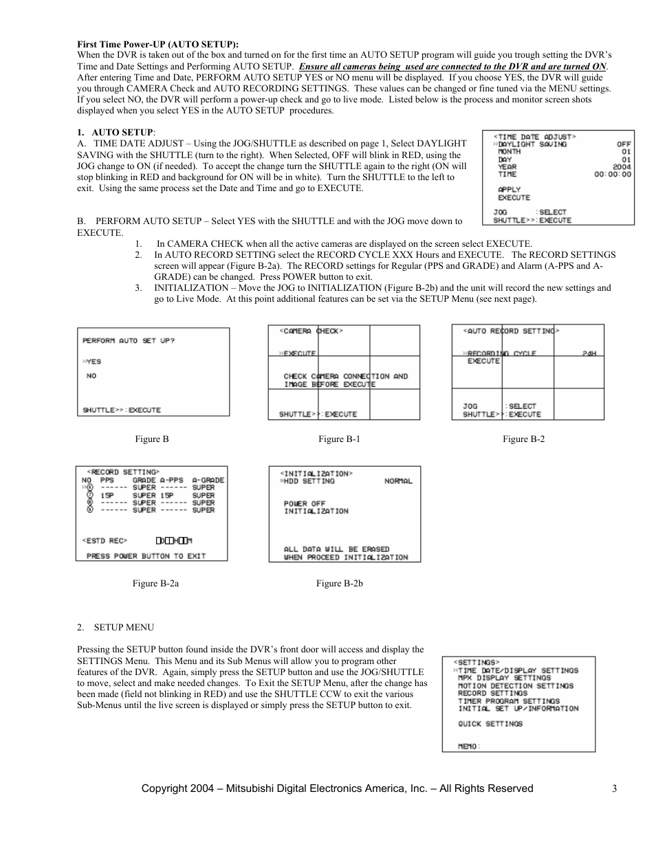 MITSUBISHI ELECTRIC DX-TL910U User Manual | Page 3 / 9