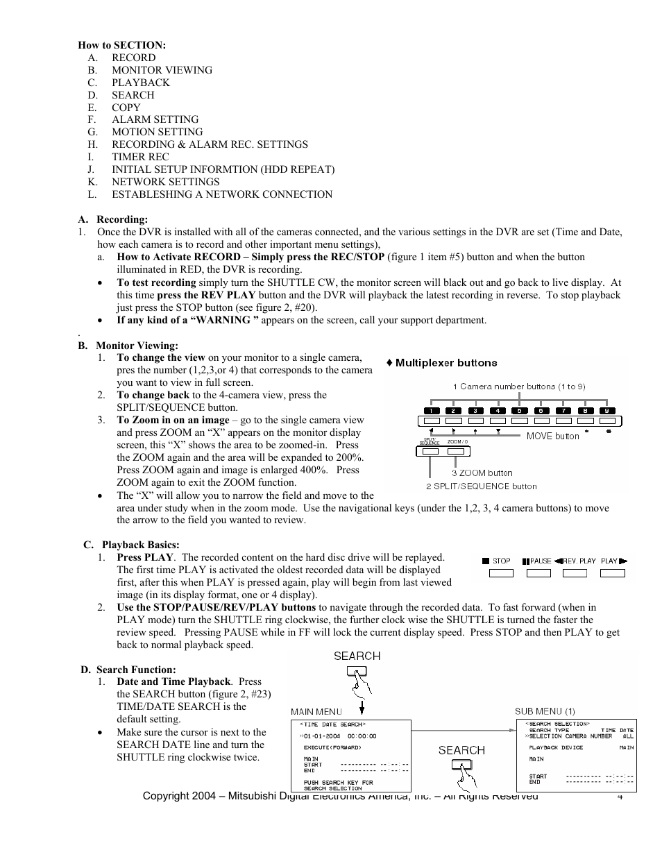 MITSUBISHI ELECTRIC DX-TL910U User Manual | Page 4 / 9