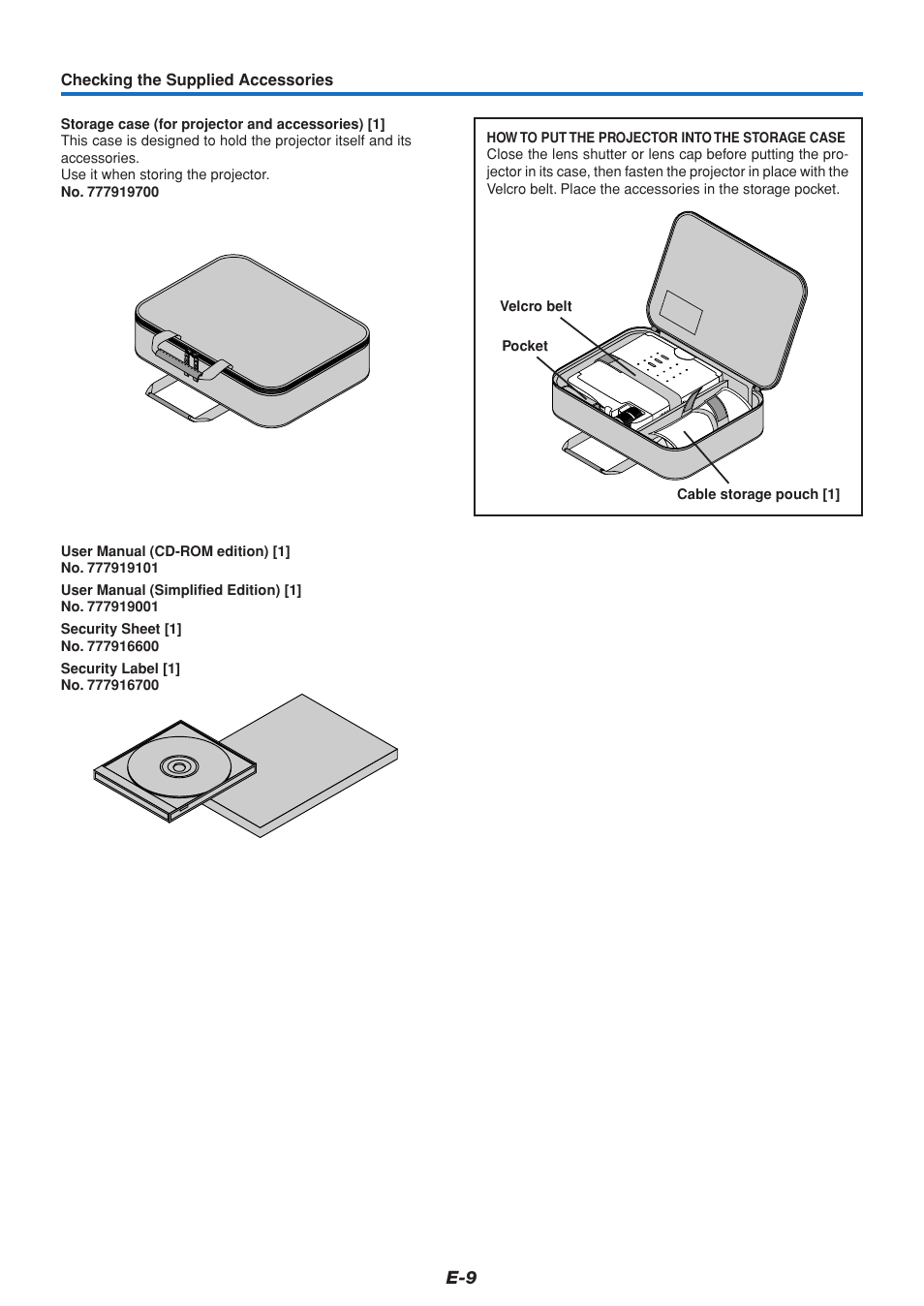 MITSUBISHI ELECTRIC XD70U User Manual | Page 10 / 68