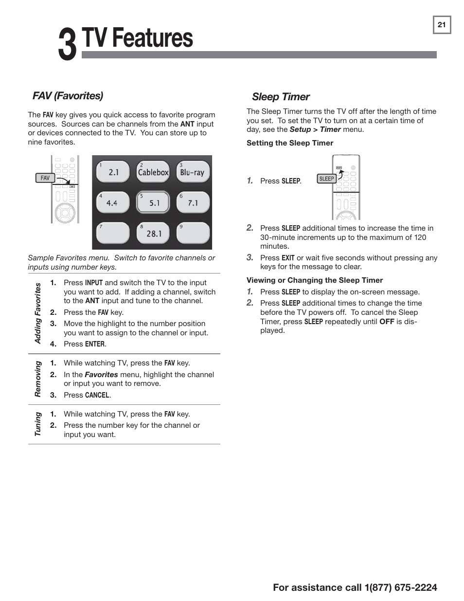 Tv features | MITSUBISHI ELECTRIC Mitsubishi Electric Laservue L75-A94 User Manual | Page 21 / 44