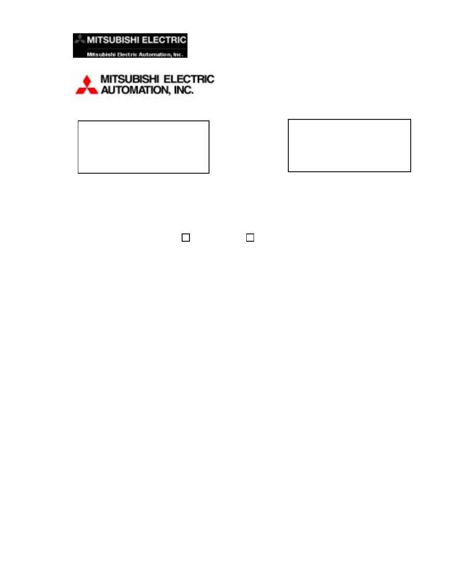 Error / improvement report | MITSUBISHI ELECTRIC MC300 Workstation Computer User Manual | Page 25 / 26