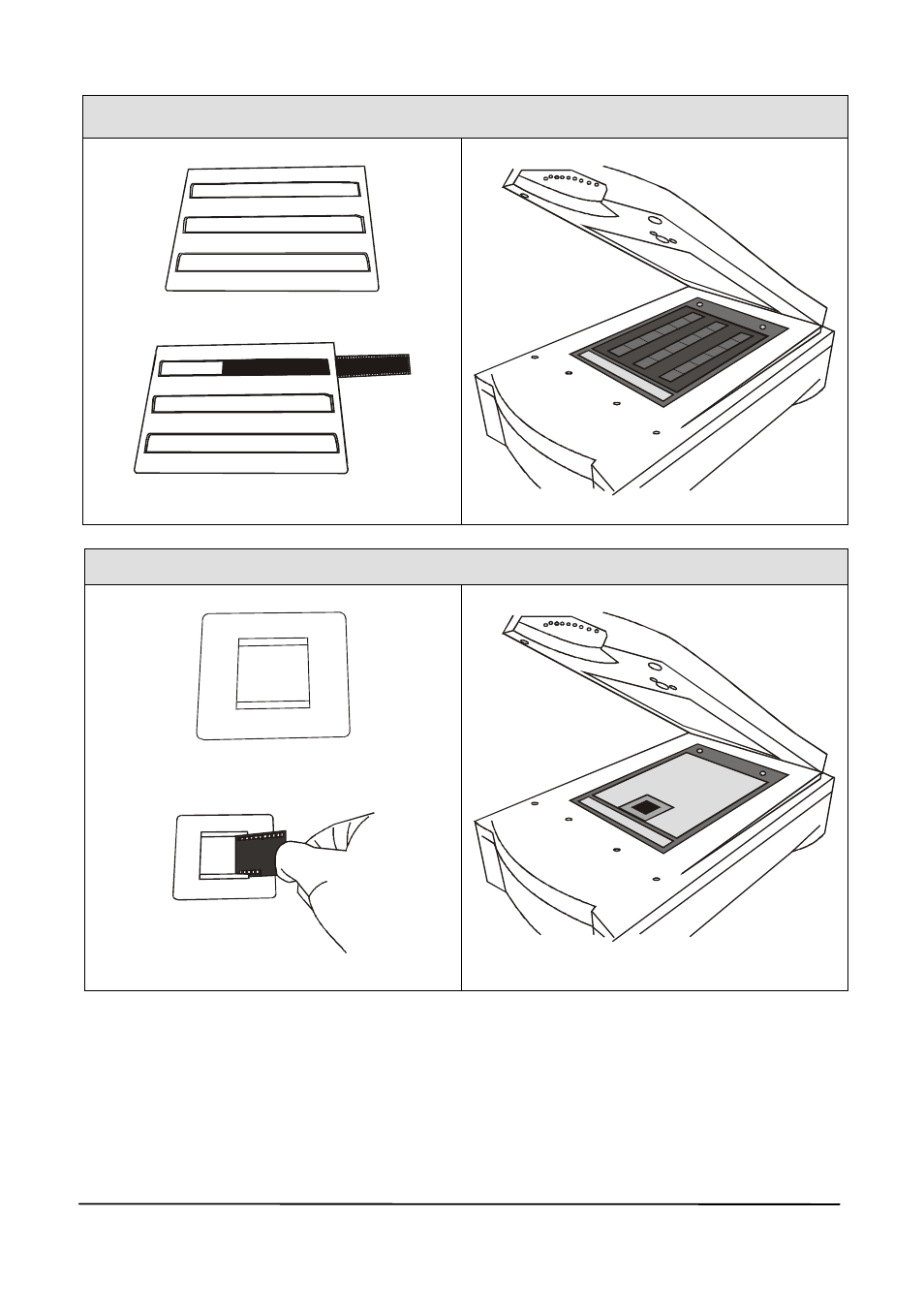 Scanning film strips, Scanning positive films | MITSUBISHI ELECTRIC DV1248ST User Manual | Page 21 / 91