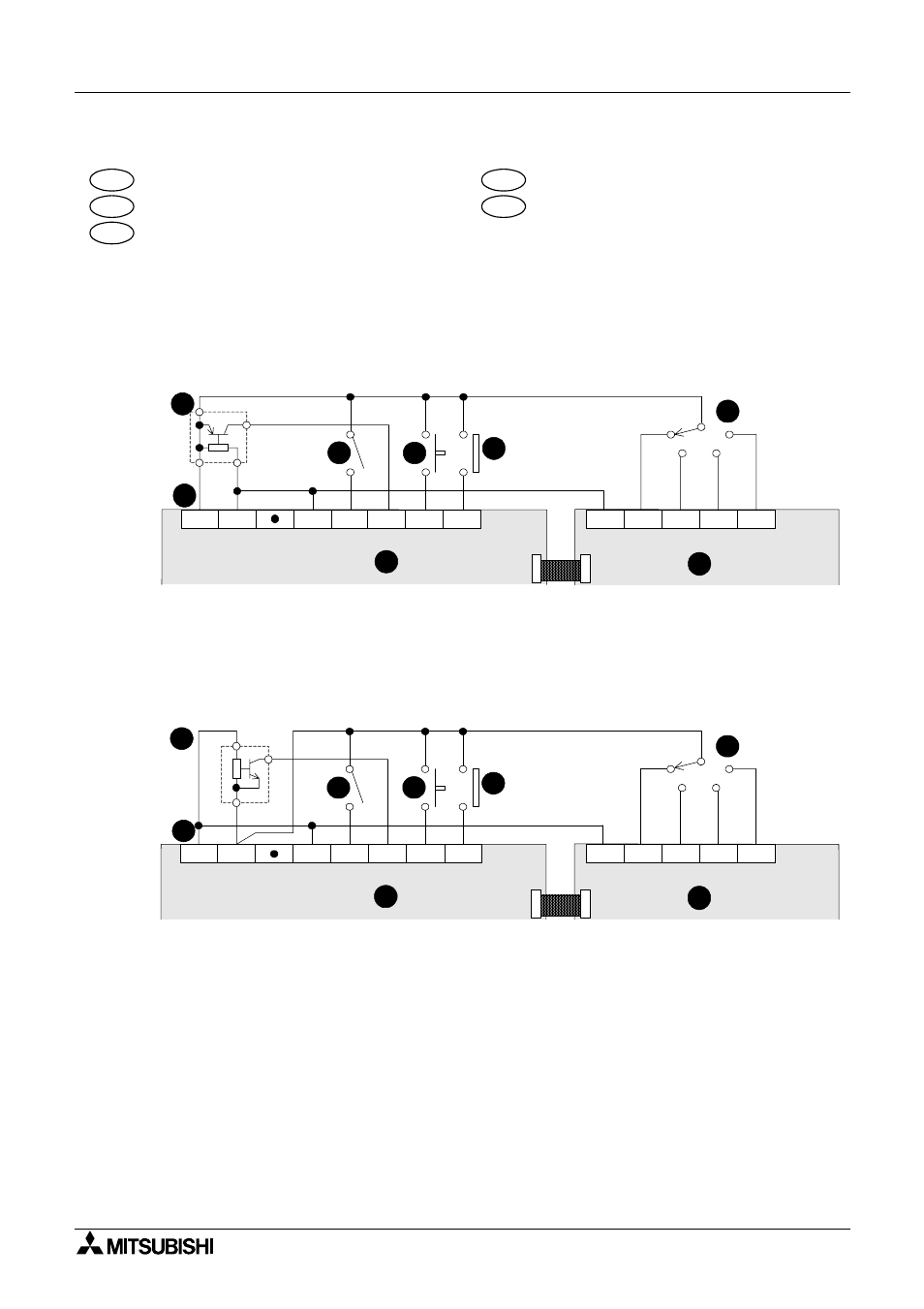 1 typical wiring, 1 exemple de câblage, 1 verdrahtungsbeispiel | 1 ejemplo de cableado, 1 esempio di cablaggio | MITSUBISHI ELECTRIC FX 2N -16 User Manual | Page 68 / 126