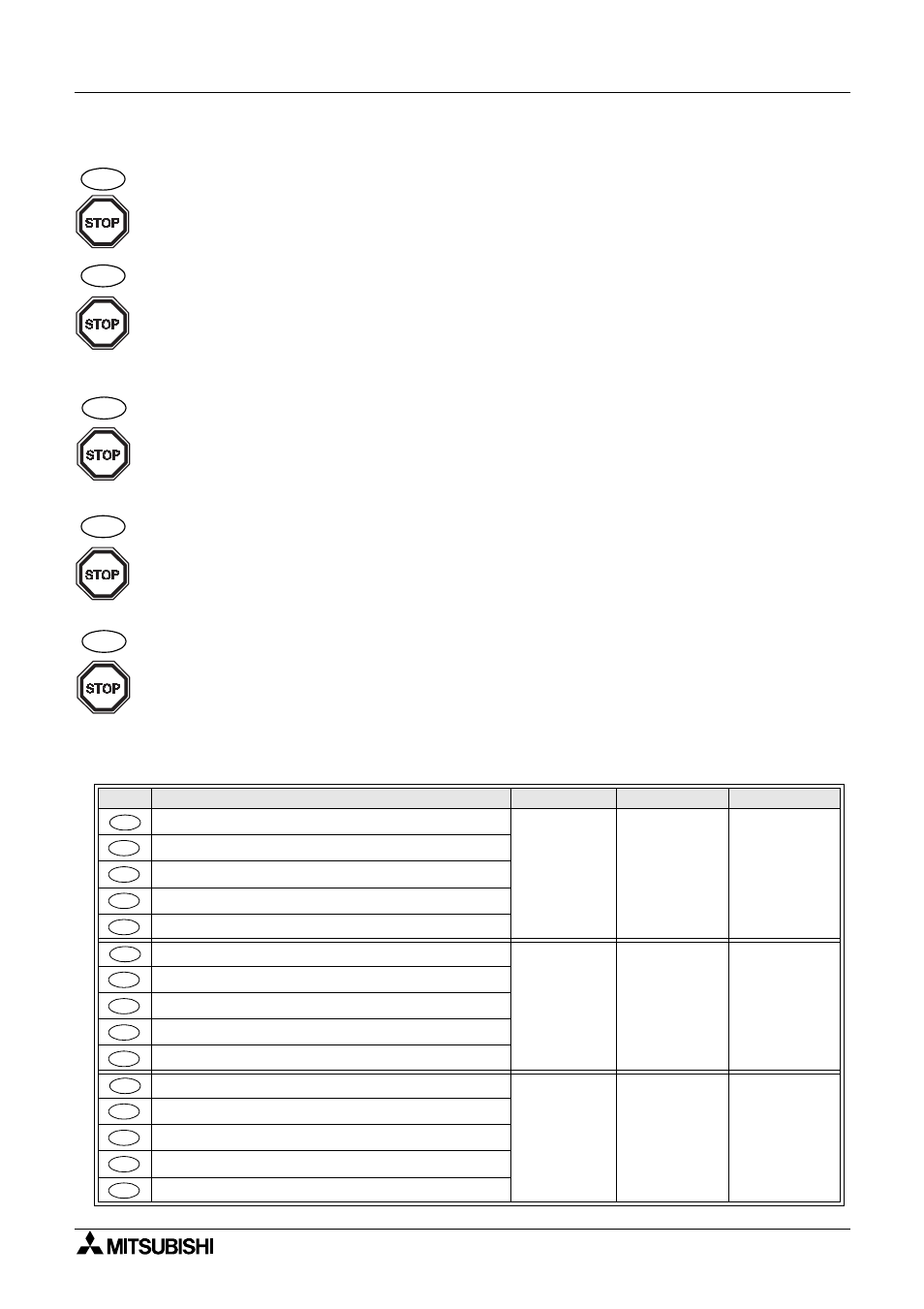 1 reliability tests, 1 contrôles de fiabilité, 1 zuverlässigkeitsprüfungen | 1 controlli di affidabilità, 1 pruebas de fiabilidad | MITSUBISHI ELECTRIC FX 2N -16 User Manual | Page 80 / 126