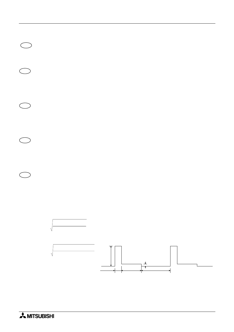 1 in-rush currents, 1 impulsions de courant, 1 stromstöße | 1 impulsidicorrent, 1 impulsos de corriente | MITSUBISHI ELECTRIC FX 2N -16 User Manual | Page 83 / 126